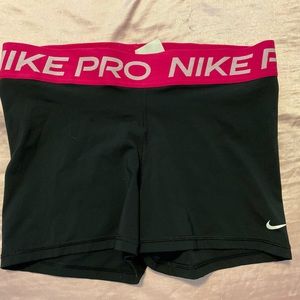 Nike pro spandex shorts
